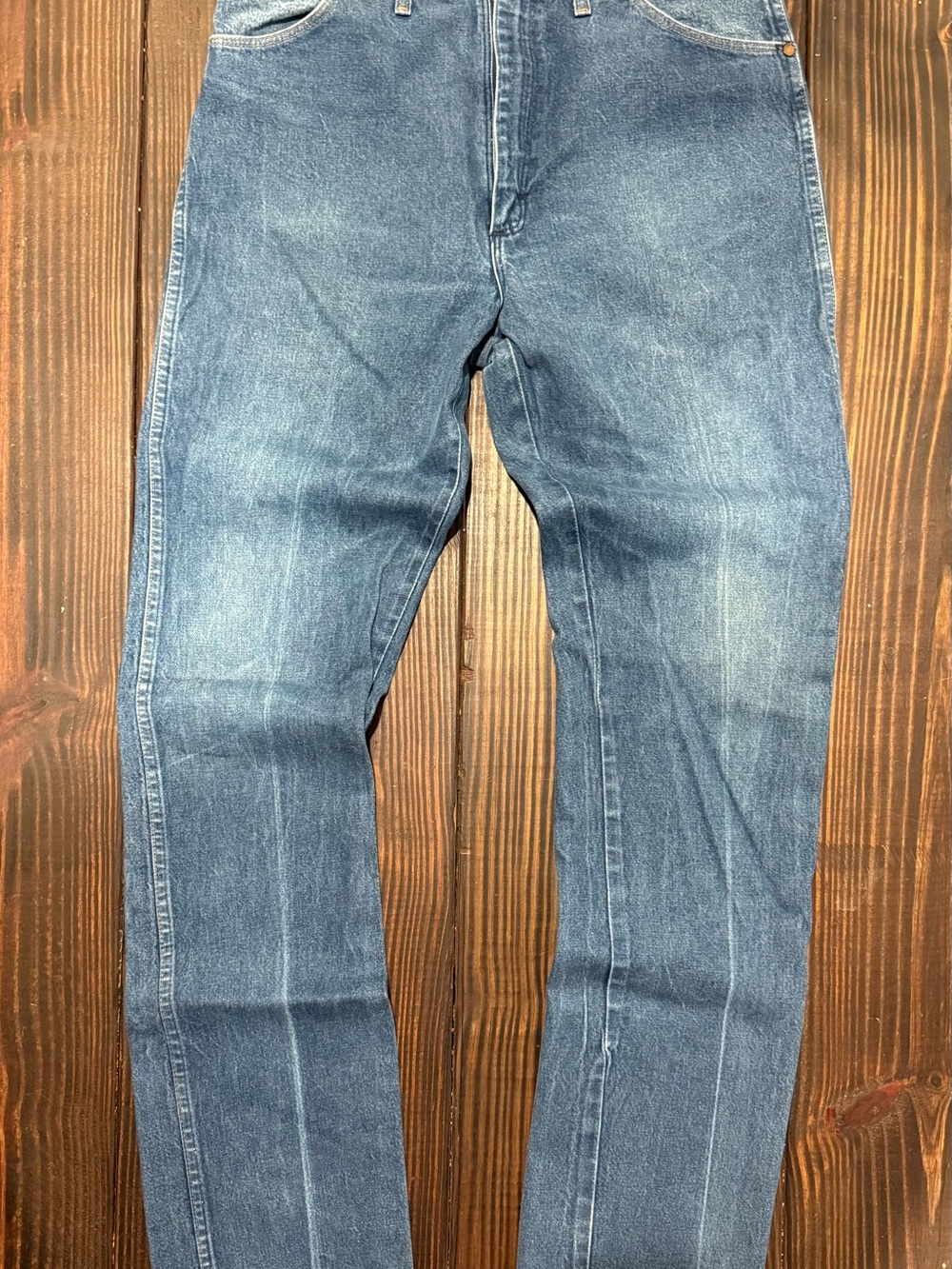 Wrangler Men's Slim Straight Blue Denim Jeans